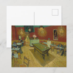 Das Nachtcafé von Van Gogh Postkarte