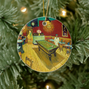Das Nachtcafé von Vincent Van Gogh Keramik Ornament