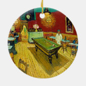 Das Nachtcafé von Vincent Van Gogh Keramik Ornament (Hinten)