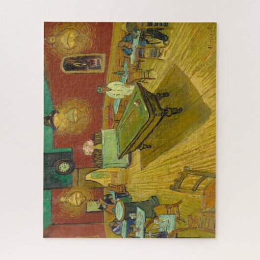 Das Nachtcafé von Vincent van Gogh Puzzle (Vertikal)