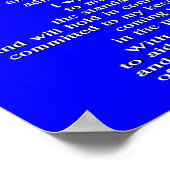 Das Nachtelligum Poster (Ecke)