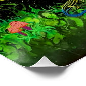 Das Nachtgartenposter Poster (Ecke)