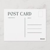 Das Nachtleben von Detroit, Michigan Postkarte (Rückseite)