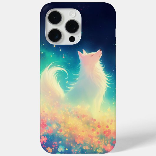 Das nächtliche Lied des Ätherischen Wolfs Case-Mate iPhone Hülle (Rückseite)