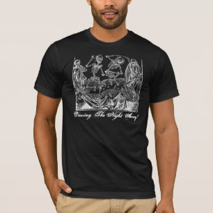 Das nächtliche Skelett tanzen T-Shirt