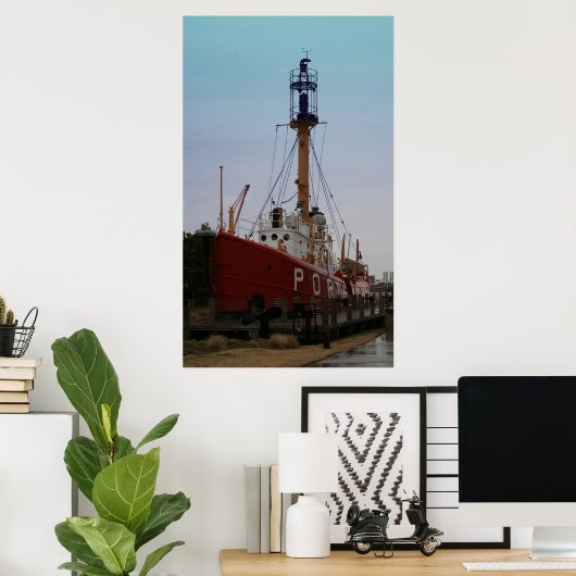 Das Nachtschiff Portsmouth Poster (Heimbüro)