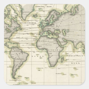 Das Nahbarometer Quadratischer Aufkleber