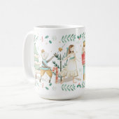 Das nahrhafte Weihnachtsgeschenk für das Ballett  Kaffeetasse (Vorderseite Links)