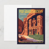 Das namenlose Stadtreisepaket Lovecraft Cthulhu Einladung (Vorne/Hinten)