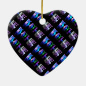 Das NamensKaylee in 3D beleuchtet (Fotografie) Keramik Ornament (Hinten)