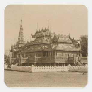 Das Nan-u Menschlich-Se, Shwe-Kyaung Quadratischer Aufkleber