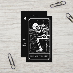 Das Narkoleptische Tarotkarten-Narkolepsie-Bewusst Visitenkarte