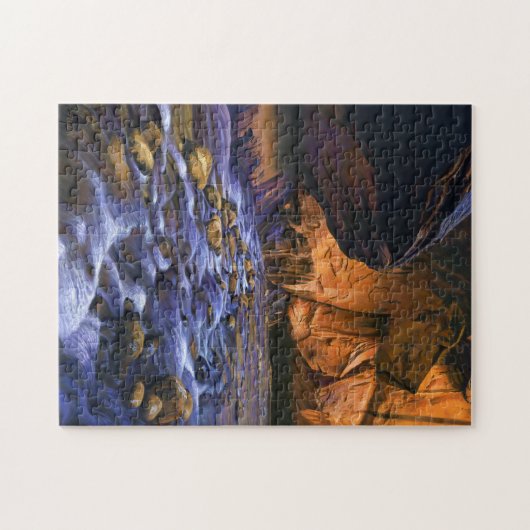 Das Narrows Canyon Stream Acrylic Painting Puzzle (Horizontal)