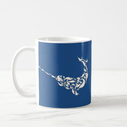 Das Narwhal von Narwhals Kaffeetasse (Links)