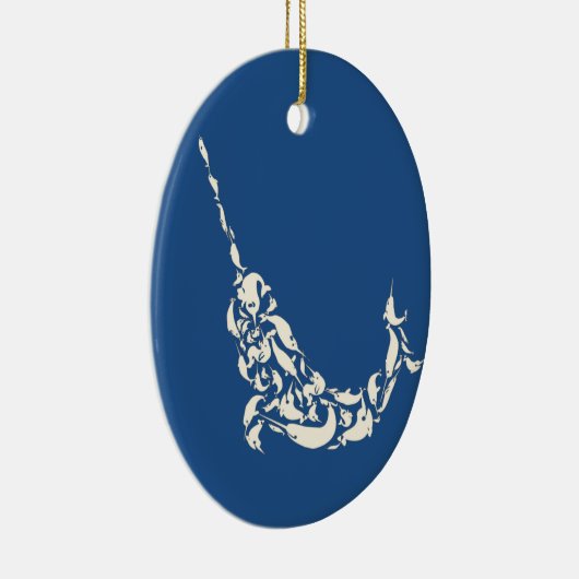 Das Narwhal von Narwhals Keramikornament (Rechts)