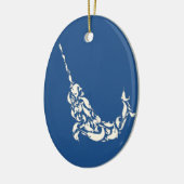 Das Narwhal von Narwhals Keramikornament (Links)