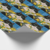 Das Narzissen-Inspektor-Packpapier Geschenkpapier (Ecke)
