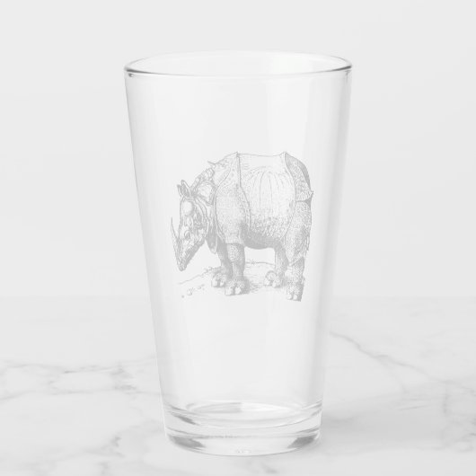 Das Nashorn Glas (Rückseite)