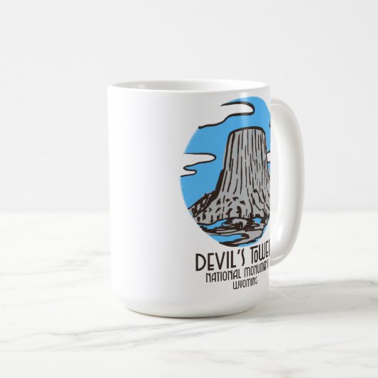 Das Nationaldenkmal des Teufels Kaffeetasse (VorderseiteRechts)