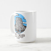 Das Nationaldenkmal des Teufels Kaffeetasse (Vorderseite Links)