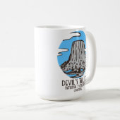 Das Nationaldenkmal des Teufels Kaffeetasse (VorderseiteRechts)