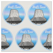 Das Nationaldenkmal des Teufels Stoff (Muster)