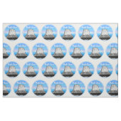 Das Nationaldenkmal des Teufels Stoff (Fat Quarter (45,7 x 55,9 cm))