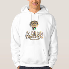Das nationale Emblem Kuwaits als nationale Flagge  Hoodie