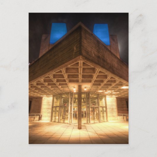 Das Nationaltheater, Londons Southbank Postkarte (Vorderseite)
