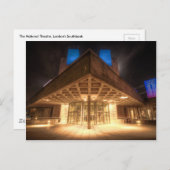 Das Nationaltheater, Londons Southbank Postkarte (Vorne/Hinten)