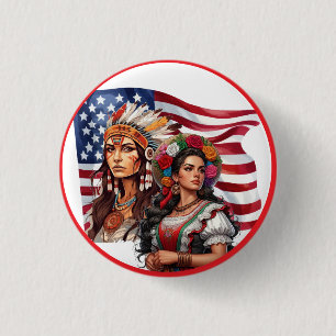 Das Native American/Mexican Heritage_Feeding Hand Button