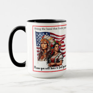 Das Native American/Mexican Heritage _Feeding Hand Tasse