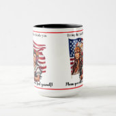 Das Native American/Mexican Heritage _Feeding Hand Tasse (Zentrum)