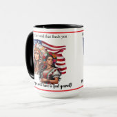 Das Native American/Mexican Heritage _Feeding Hand Tasse (Vorderseite Links)