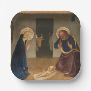 Das Nativity-Feiertag Pappteller