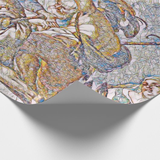 Das Nativwackelpapier Geschenkpapier (Ecke)