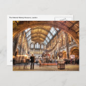 Das Naturgeschichte-Museum, London Postkarte (Vorne/Hinten)