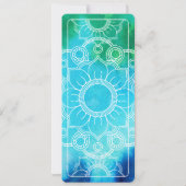 Das Naturgesetz für Wasserfarben-Lesezeichen Einladung (Rückseite)