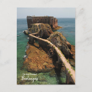 Das Naturschutzgebiet des Real Portugal Berlonas Postkarte