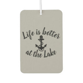 DAS Nautische LEBEN IST AM SEE BESSER UND am Anker Autolufterfrischer