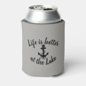 DAS Nautische LEBEN IST AM SEE BESSER UND am Anker Dosenkühler (Kanne Rückseite)
