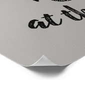 DAS Nautische LEBEN IST AM SEE BESSER UND am Anker Poster (Ecke)