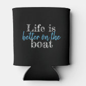 DAS nautische LEBEN IST BESSER AUF DEM BOOT | Dosenkühler (Rückseite)