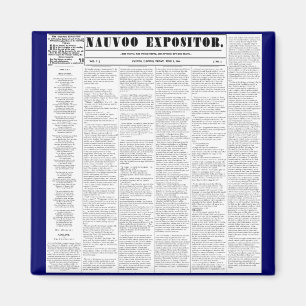 Das Nauvoo Expositor Magnet