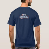 DAS NAVYBLAUE ZERTIFIZIERTE ROBUSTE T-SHIRT (Rückseite)