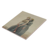 Das Nebelhorn, 1883 (w/c) Fliese (Seite)