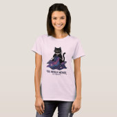 Das Nebula-Weaver-Shirt Celestial Knitting Cat Tee (Vorne ganz)