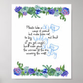 Das Necklace Game Sukkulturelles Brautparty Poster (Vorne)