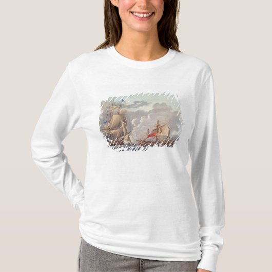 Das Nehmen des englischen Schiffes 'das Java T-Shirt (Vorderseite)