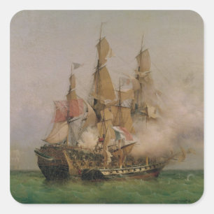 Das Nehmen des 'Kent Quadratischer Aufkleber